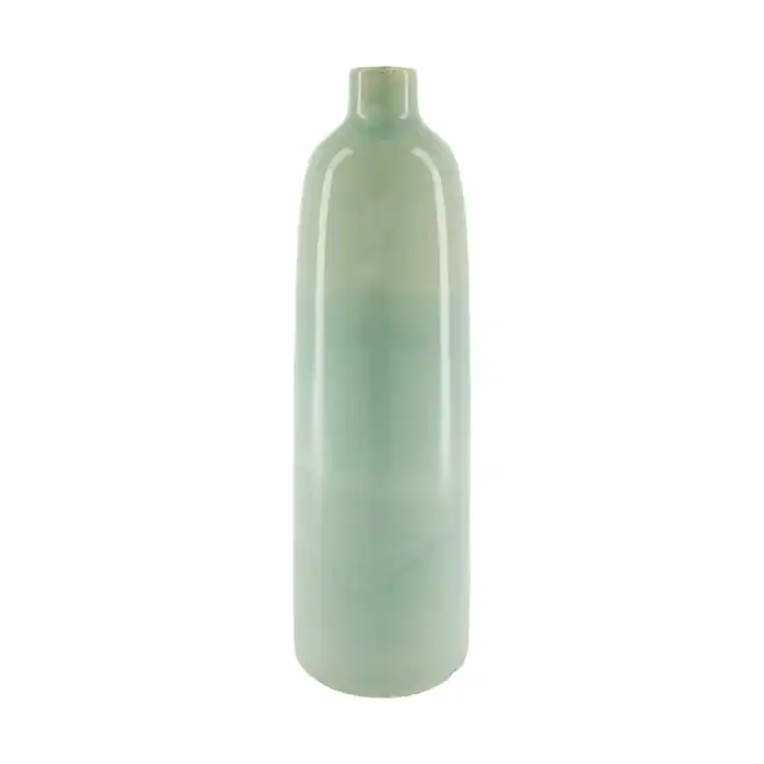 Bottle Ceramic 17x17x51cm - Green