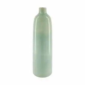 Bottle Ceramic 17x17x51cm - Green