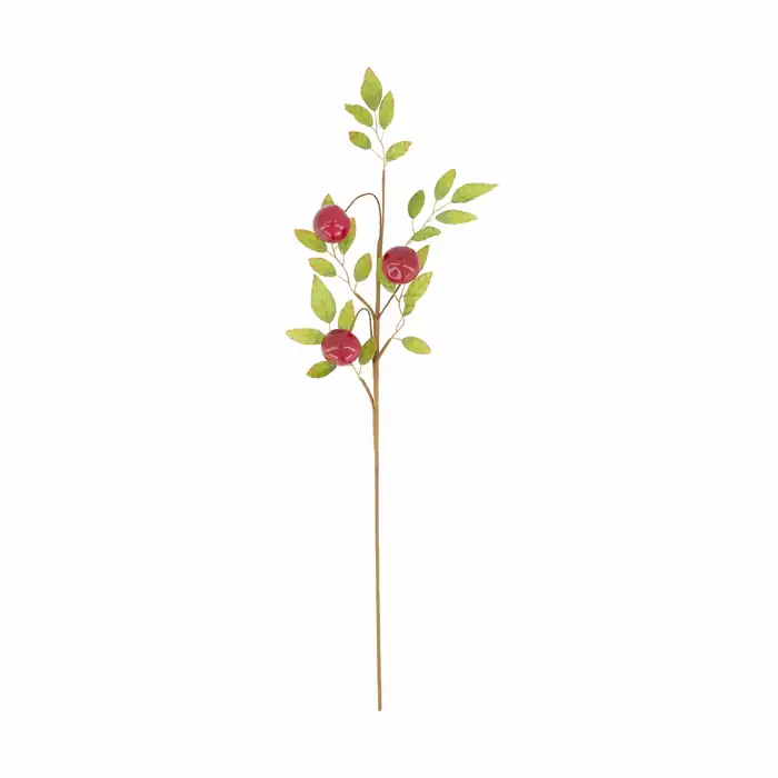 Branch Apple Artificial 77x30x5cm - Red