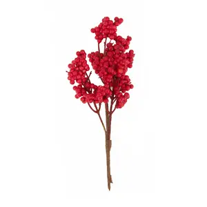 Branch Berry Artificial 25x10x3cm - Red