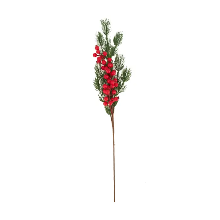 Branch Berry Artificial 63x20x5cm - Red