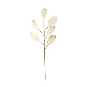 Branch Leaves Artificial 77x30x3cm - Gold