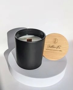 Candle in Black Jar - Fir & Crisp Juniper 10oz