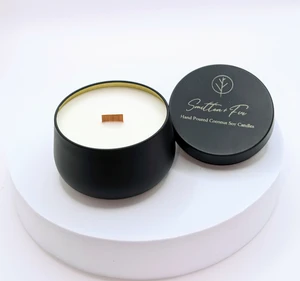 Candle in Black Tin - Juniper Fir & Balsam 5oz