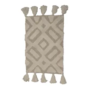 Carpet Cotton 58x78x1cm - Cream