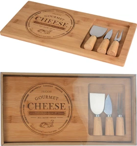 Cheese Board Set Bamboo