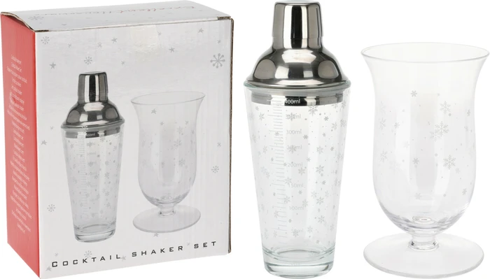 Cocktail Shaker Glass Set of 2