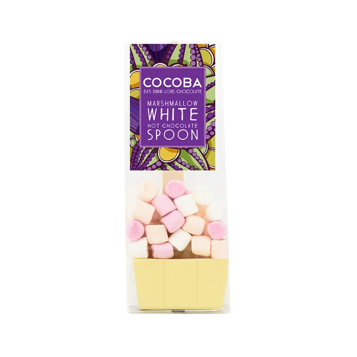 Cocoba - Marshmallow White Hot Chocolate Spoon - 50g