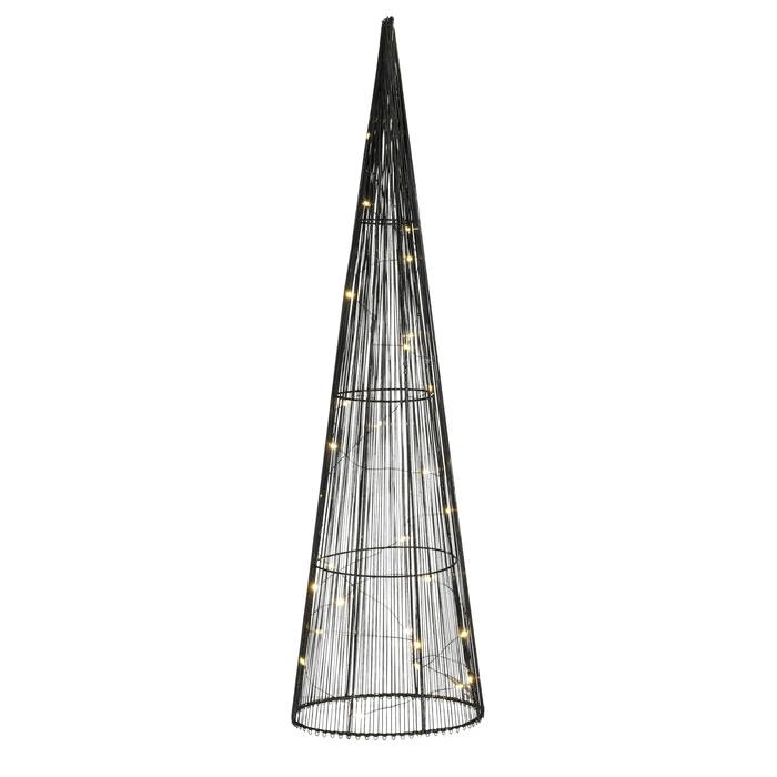 Cone LED Battery Operated "Color: Black","Size: 60cm"