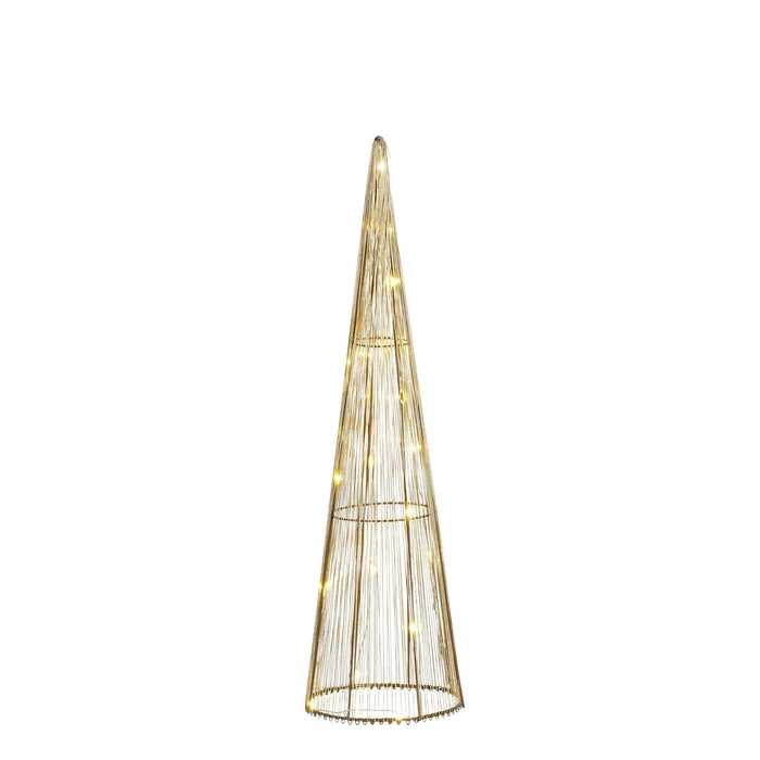 Cone LED Battery Operated "Color: Champagne","Size: 50cm"