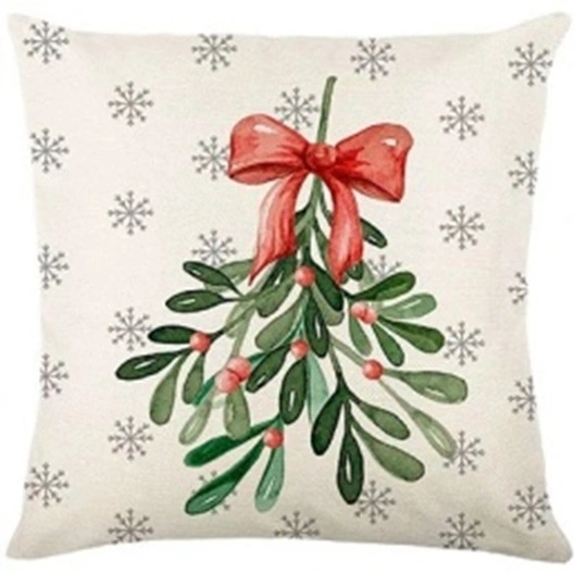 Cushion Decorative 16x16" - Mistletoe