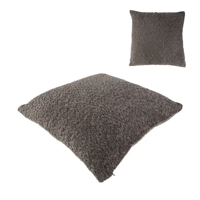 Cushion Polyester 45x45x8cm - Dark Grey