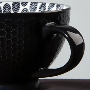 Danica - Latte Mug 14oz Variety : Black - image 3