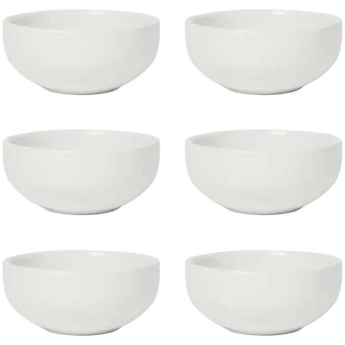 Danica - Pinch Bowl Set of 6 Variety : White - image 1