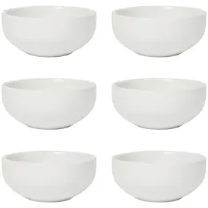 Danica - Pinch Bowl Set of 6 Variety : White - image 1