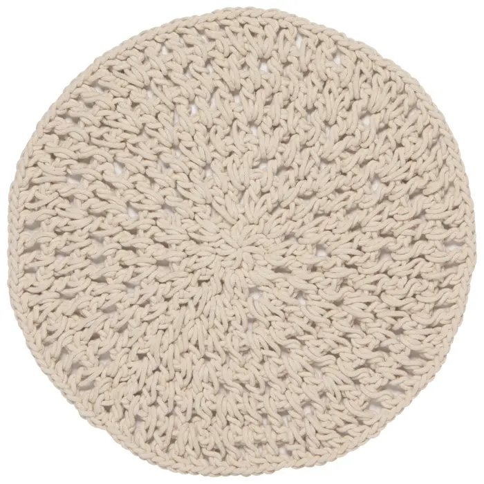 Danica - Placemat Knotted Natural Round D15 - image 1