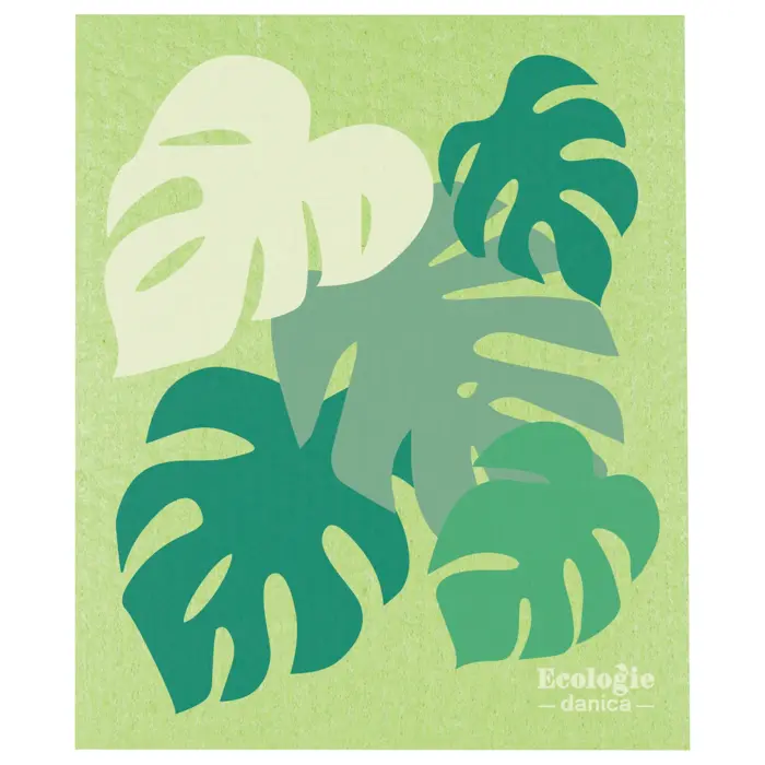 Danica - Swedish Dishcloth Variety : Monstera - image 1