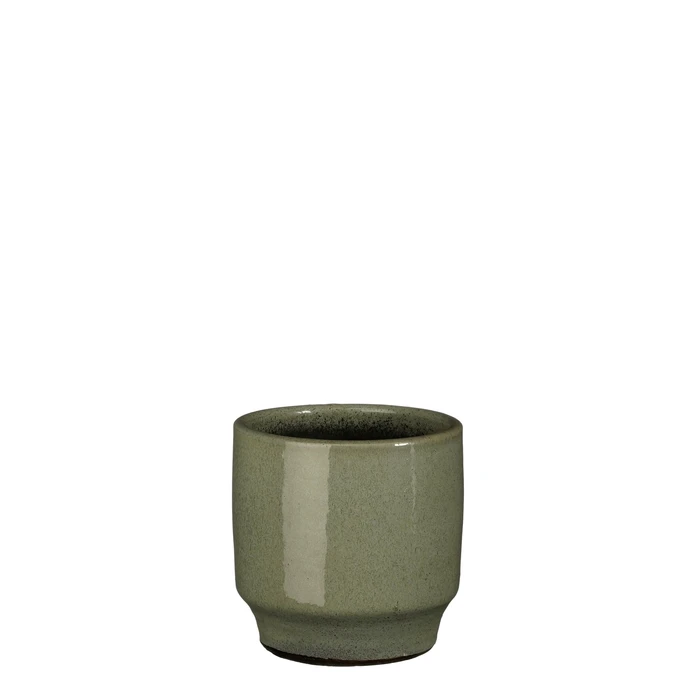 Diaz Pot Round Green Size : 14cm