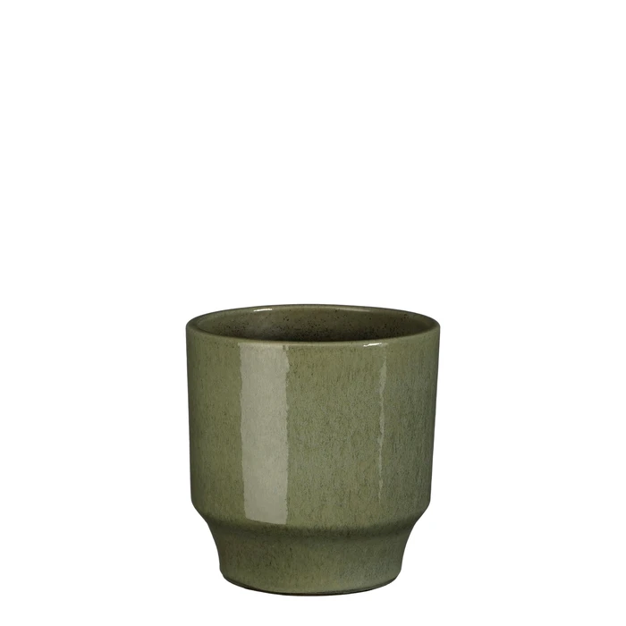 Diaz Pot Round Green Size : 17cm