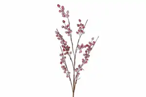 Dijk - Berry Branch Foam "Color: Red/Ice","Size: 100cm"