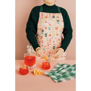 Dishtowel Apron Set Holiday Spirits - image 5