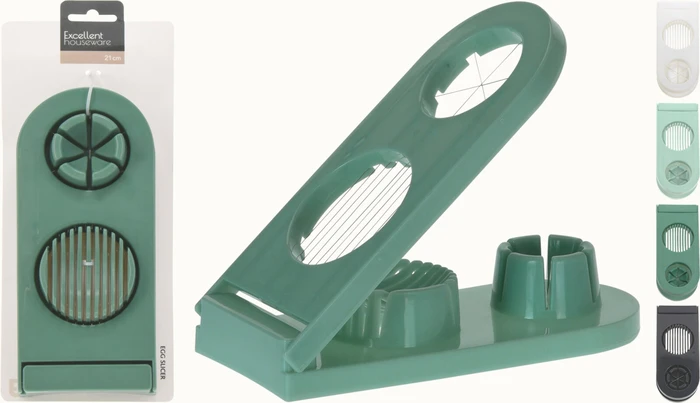 Double Egg Slicer Color : Black