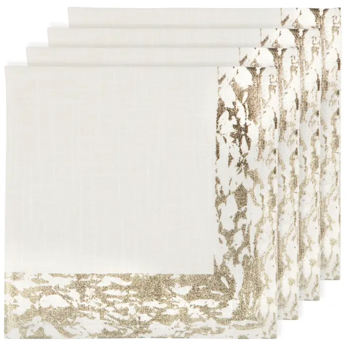 Gold Glimmer Napkins Set of 4 - image 1