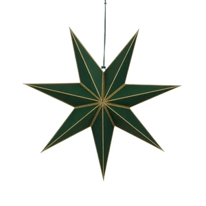 Gonda Star Hanging Green - 60cm