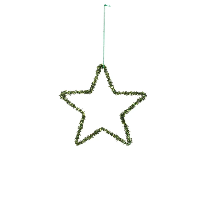 Hanging Ornament Green 15cm