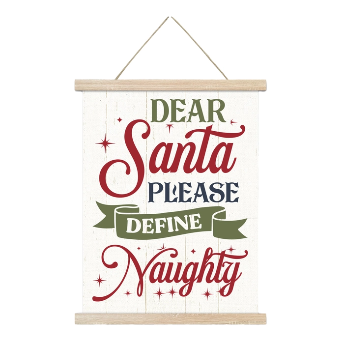 Hanging Wall Scroll 15.5x19.5" - Define Naughty