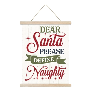 Hanging Wall Scroll 15.5x19.5" - Define Naughty