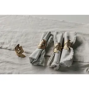 Heirloom Chambray Napkins - Set of 4 Color : DoveGray - image 9