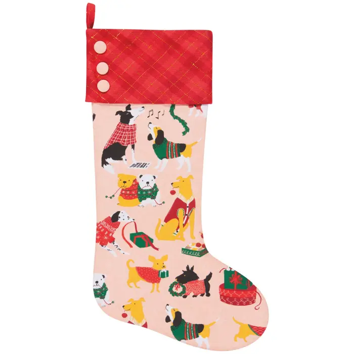 Holiday Hounds Christmas Stocking - image 1