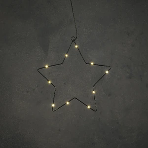 LED Star Battery Operated 25cm Color : Black