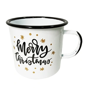 Metal Enamel Mug - Merry Christmas