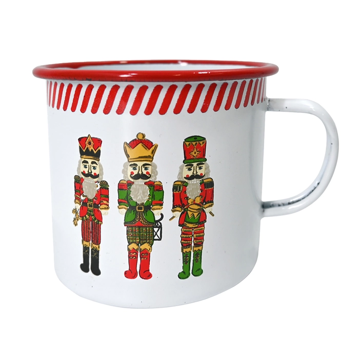 Metal Enamel Mug - Nutcracker