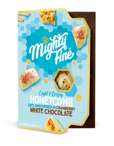 Mighty Fine - White Chocolate Gingerbread Honeycomb Dips - 180g