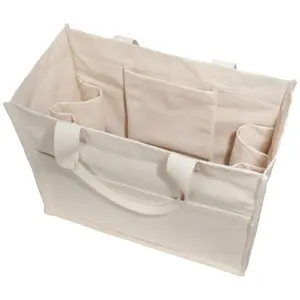 Natural Utility Tote 13x16x7.5 - image 3