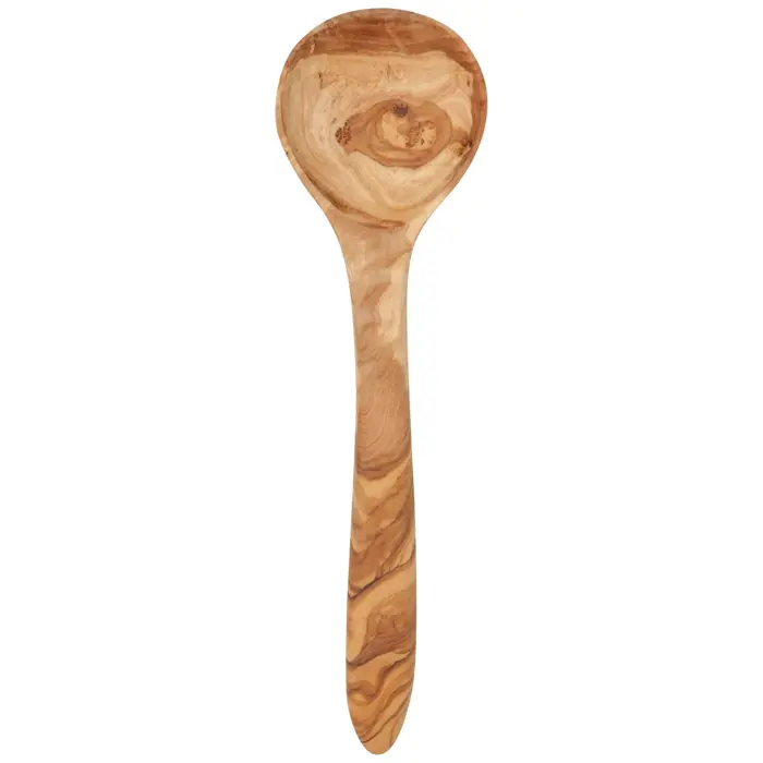 Olive Wood Curved Spoon - image 1