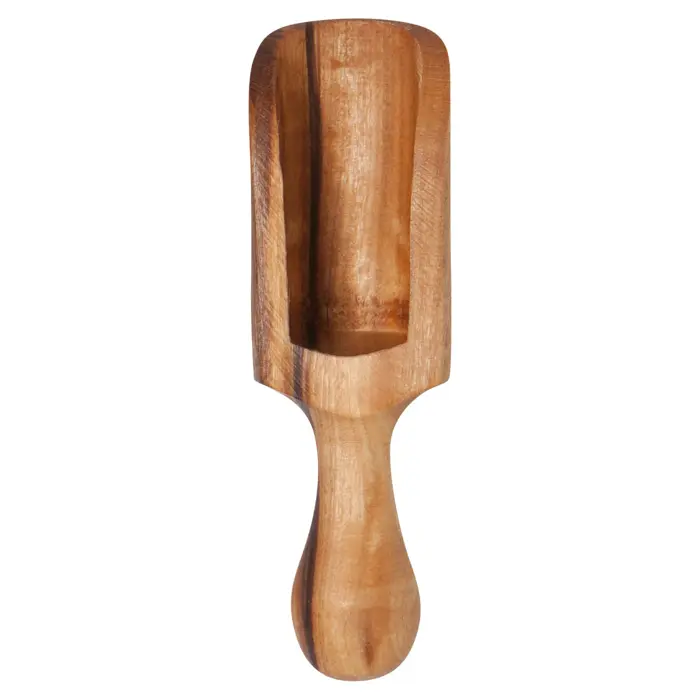 Olive Wood Salt Scoop - image 1