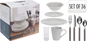 Porcelain Dinnerware Set of 36