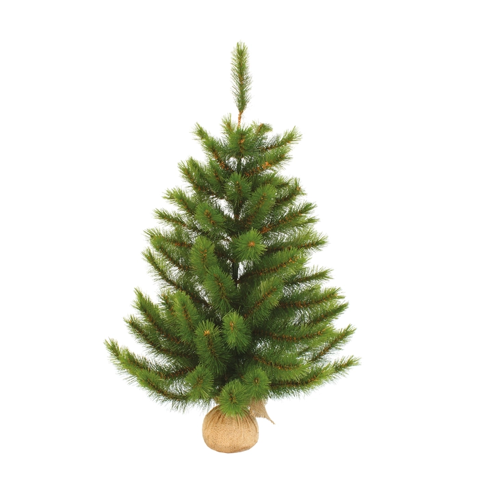 Richmond x-mas tree w/burlap green Size : h90xd69cm