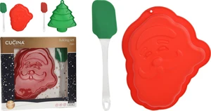 Silicon Baking Set of 2 Variety : Santa