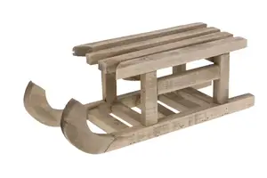 Sleigh - historic wood Size : 33x11.5x11cm