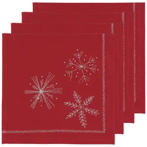 Snowflakes Napkins Set of 4 - image 1