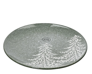 Stoneware Breakfast Plate Green