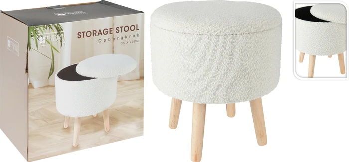 Stool 40cm - Taupe