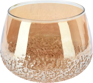 Tealight Holder Gold Shimmer Size : 16X12cm