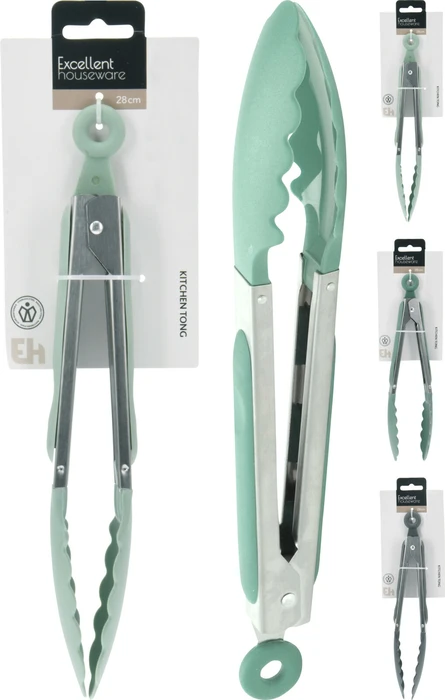 Tongs 28cm Color : Dark Green