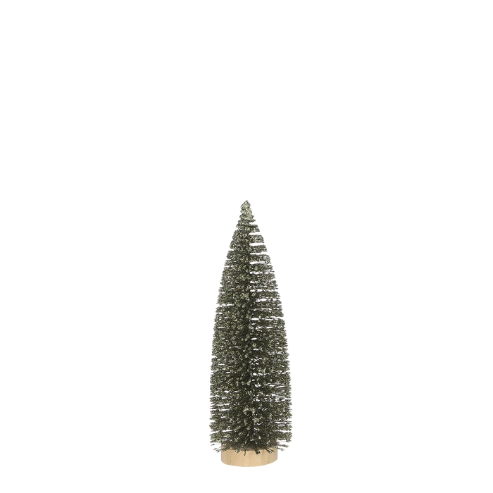 Tree - Bottle Brush "Color: Green","Size: h25xd8cm"